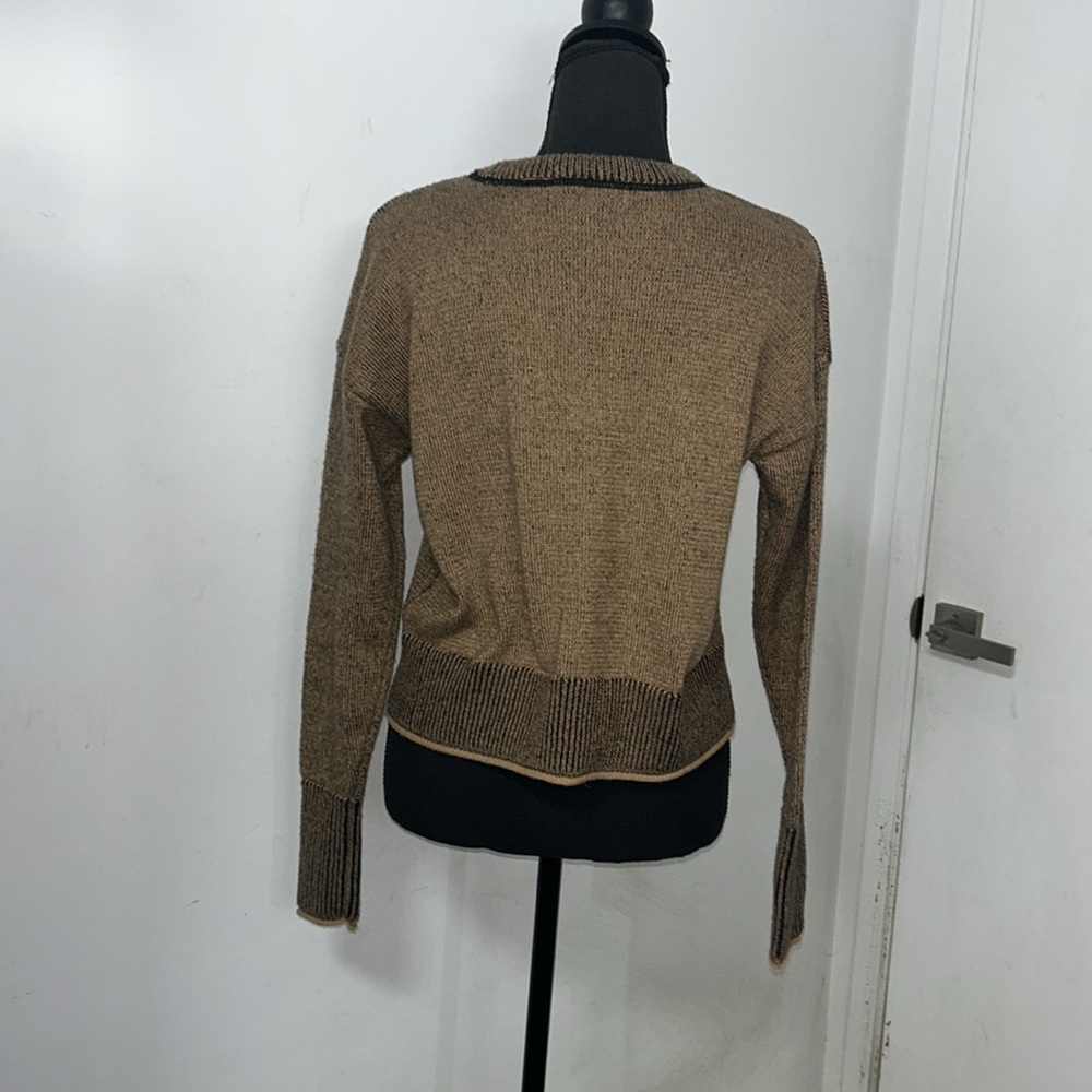 DKNY Tan Women's Crew Neck Sweater - Picture 5 of 11